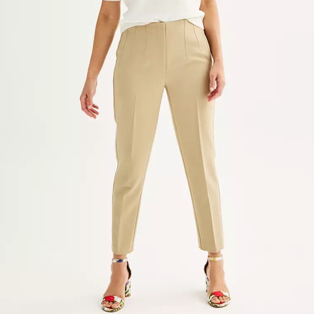 Women's Nine West High Rise Tapered Pants NWT Size 12